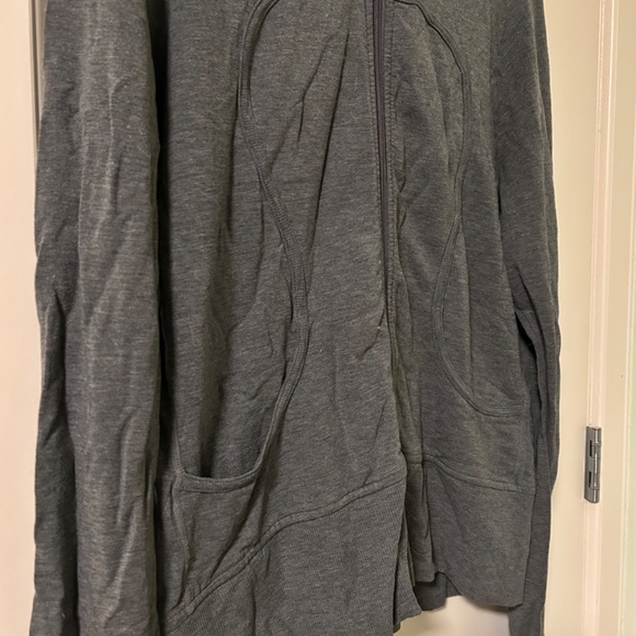 Lululemon Grey Full-Zip Hoody (size L) - Picture 2 of 4